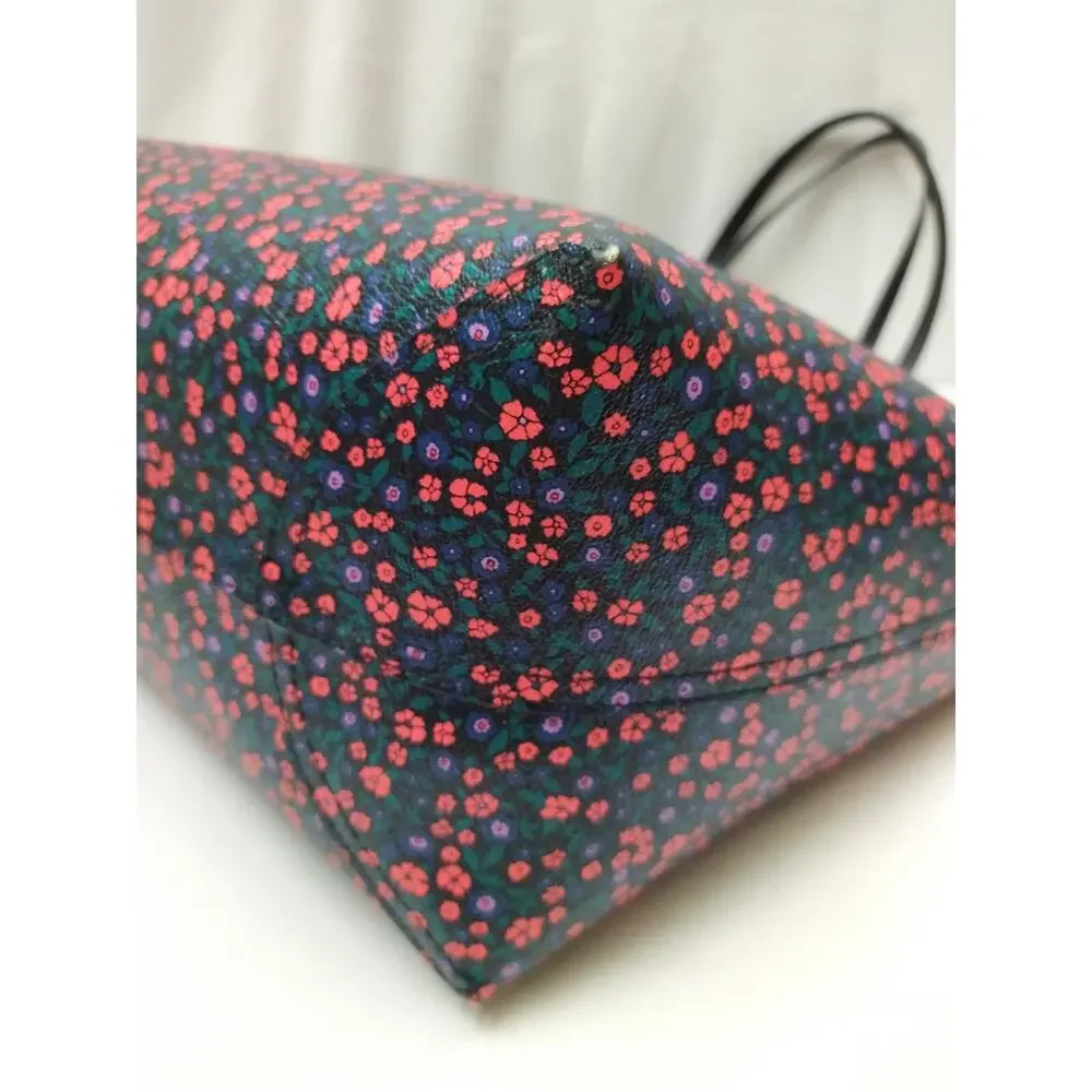 Coach City Tote Reversible Multicolor Floral Tote Bag With Wallet